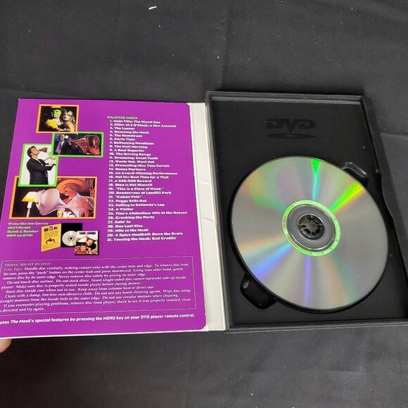 Jim Carrey The Mask DVD New Line Platinum Series From Zero To Hero Comedy Classi - Picture 2 of 3